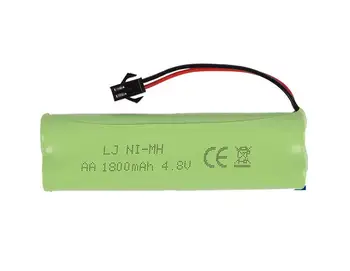 4.8 v 1800mah H-style Augstas jaudas AA NI-MH rechargeble Akumulatora elektriskās rotaļlietas RC rotaļlietas izmērs 100*28*14mm