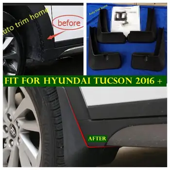 Vairāk Aizsardzības Priekšējie + Aizmugurējie Dubļusargi Dubļu Atloka Atlokus Splash Sargiem Fender Segtu Fit Par Hyundai Tucson 2016 2017 2018 2019 2020