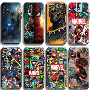 Marvel Comics Telefonu Gadījumos Samsung A51 5G A31 A72 A21S A52 A71 A42 5G A22 4G A22 5G A20 A32 5G A11 Carcasa Soft Shell