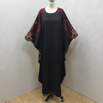 Jaunākās kniežu frēzēšana Musulmaņu Tērpu abaya syari sieviešu pilna garuma apmetņa stila izšuvumus Musulmaņu abaya dievkalpojums abaya F2023