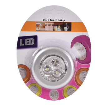 LED touch gaismas Sienas gaismas ministru kabineta lightVoltage 4.5 V Bērnu lukturi, Guļamistabas interjers gaismas Sudraba melna red50g AAA Baterijas