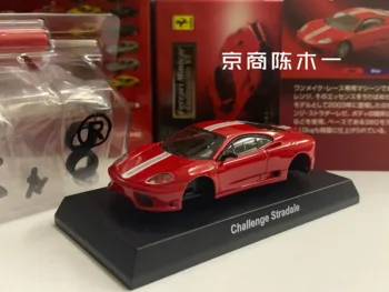 1/64 KYOSHO Ferrari 360 Challenge Stradale LM F1 SACĪKŠU Kolekcija die-cast sakausējuma montē automašīnu dekorēšana modelis rotaļlietas