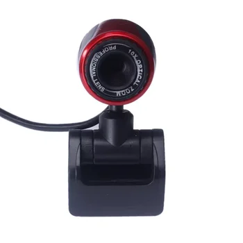 Dāvanu Jauno USB 2.0 HD tīmekļa Kamera Kameras Web Cam Ar Mic Datoru PC Klēpjdators, Desktop Vairumtirdzniecības cenu Dec25