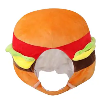 Gudrs Plīša Cepure Hamburger Pildījumu Plīša Rotaļlietas Tērpu Aksesuāri Jaunums Vienu