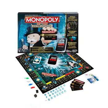 Hasbro Monopols E-Banku Modernizētas Versija Skaņas Ģimenes un Draugiem, Apkopojot Vecāku un Bērnu Interaktīvo galda Spēle Puzzle Spēles