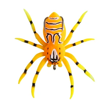 Spider Mīkstās Ēsmas Bionisko Mākslīgās Zivju Mānekļiem Weedless Spider Formas Zvejas Vilinājums, Ar Reālistisku Dizaina Zvejas Piederumi