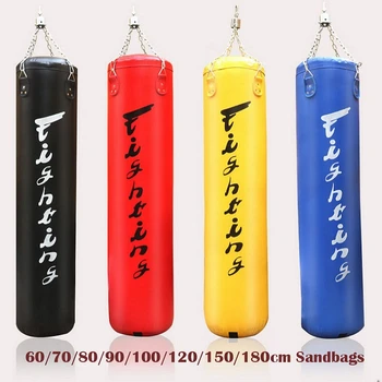 180/150/120cm Sanda Boksa smilšu maisiem Muay Thai Boksa Boksa BagTaekwondo MMA Apmācību Boksa Maisu Set Home (sākuma Apmācības Sandbag
