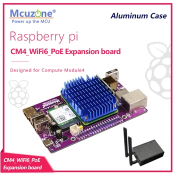 CM4_wifi6_PoE izplešanās valdes PCIE M. 2 intel AX200 AX210 bluetooth HDMI CSI1 USB-C 4G Wi-Fi6E gadījumā maršrutētāju