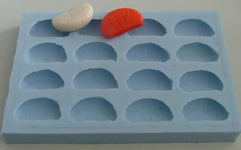 3D apelsīnu silikona fandont pelējuma apelsīnu silikagela veidnes Šokolādes pelējuma augļu konfektes veidne kūku cepšanas apdare, instrumenti,