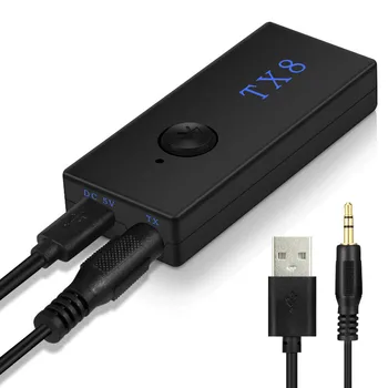 Bluetooth saderīgu Uztvērējs Adapteris Raidītājs BT3.0 EDR TV Audio Kolonnas Bluetooth saderīgu Receptoru TV Austiņas