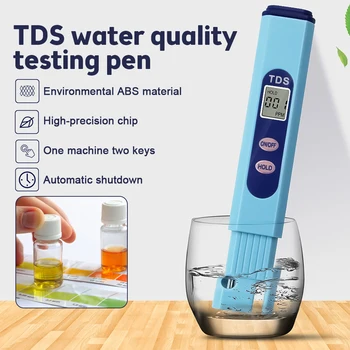 Portatīvā LCD Digitālais TDS PPM Ūdens Kvalitātes Testeris Ūdens Testēšanas Pildspalvu Filtrs Mērītājs Mērīšanas Instrumenti Aksesuārs Akvārijs Baseins