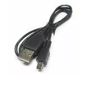 Datu Uzlādes Kabelis Vadu Adapteri USB 2.0 Vīrietis, lai Mini 5 Pin B Labāko Black garums 80/100 cm, Datu Kabeļi, usb pagarinājuma kabelis,