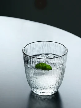 Japānas Īss Stila Stikla Krūzes Radošās Vasaras Aukstu Vēsu Ūdeni, Sulīgs Vīns Drinkware Ins Tautas 320ml 330ML Pārredzamu Tases