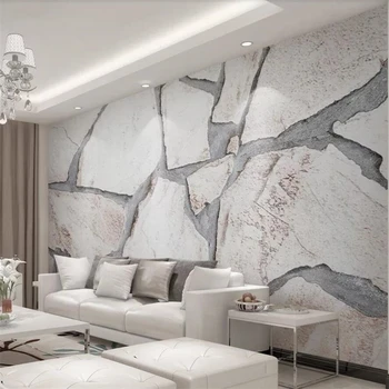 beibehang Pielāgotas 3d sienas mūsdienu minimālisma vienkāršā marmora tekstūru, tapetes, 3d stereo TV fona tapešu 3d papel de parede