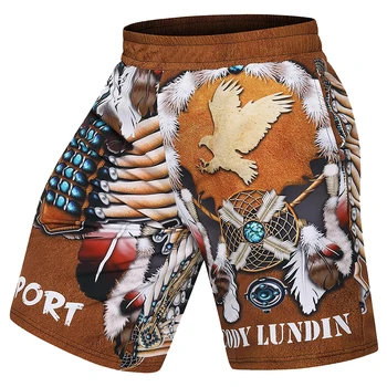 Cody Lundin Vīriešu MMA Šorti Luksusa Dizains Custom OEM Apmācību Valkā Muay Thai Bjj Biksēm Elastīgs Viduklis Sporta Warriors pusgarās sporta Bikses-bokseršortus