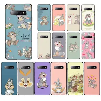 Disney Bambi Thumper Karikatūra Trušu Telefonu Gadījumā Samsung S10 21 20 9 8 plus lite S20 UlTRA 7edge