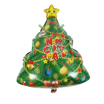 DABUCUN Ziemassvētku Tēmu Koku Bell Kruķis Zeķes Sniegavīrs Dizainu Svētku Dekorēšana Folija Baloni, Ziemassvētku Dekorēšana, Baloni,