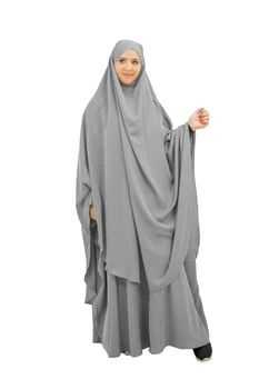 Divi Gabali Uzstādīt Lūgšanu Apģērbs Sievietēm Musulmaņu Abaya Dubaija Kleita Marokens Turcija Hijab Drēbes Islāma Apģērbs Kimono Femme Musulmane