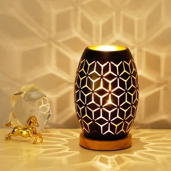 Mūsdienu Dobi LED Galda Lampa Guļamistabas Gultas masīvkoka Atmosfēru Galda Lampa
