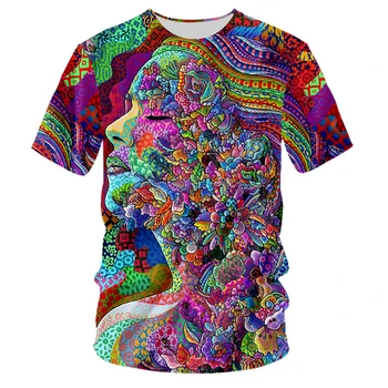 CJLM Vasaras Krāsu Ziedi Lielgabarīta T-krekls Sieviete Tauriņš Modelis Vīriešu T Noslēpumaina Unisex Krekls Vīriešu Apģērbu Dropship