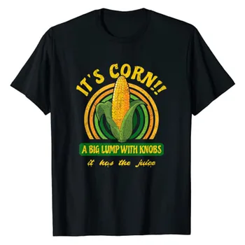 Tas ir Kukurūzas - Liela Vienreizēja ar Pogām - Tā Ir Sula, T-Kreklu Smieklīgi Lauksaimnieks Apģērbs Kukurūzas-Mīļākais Grafikas Tee Tops ar Īsām Piedurknēm Blūzes
