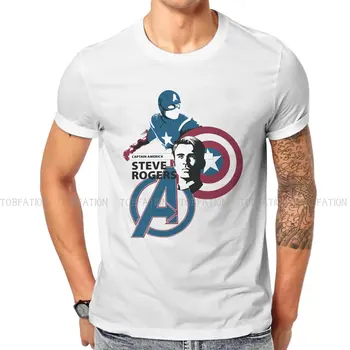 Disney Captain America Plēves Cilvēks TShirt Raksturs Modes T Krekls Grafiskais Sporta Krekli Jaunu Tendenci