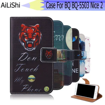 AiLiShi Par BQ BQ-5503 Jauks 2 Gadījumā Ekskluzīvas Tālrunis BQ 5503 Jauks 2 Ādas Gadījumā Flip Kredītkartes Īpašnieks Maku 6 Krāsas