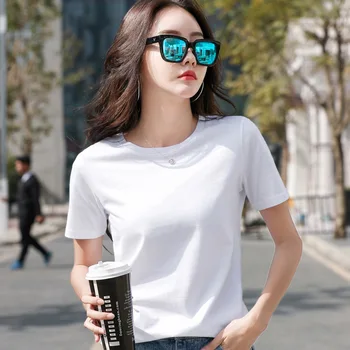 MRMT 2022 Pavisam Jaunu Sieviešu Ikdienas Balts T-krekls ar Īsām Piedurknēm Zaudēt Sieviešu Modes korejas Augšu