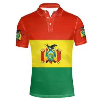 Bolīvija Jaunatnes Diy Bezmaksas Pielāgotus, Nosaukums, Numurs Valsts Polo Krekls Bo Tauta Karoga Spāņu Koledžas Bolīvijas Drukāt Foto Drēbes