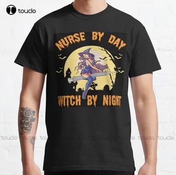 Jauno Māsiņu Dienā Ragana Naktī 5 Klasisks T-Krekls Smieklīgi Tshirts Kokvilnas Unisex T-Veida Krekls Modes Smieklīgi Harajuku Streetwear Tshirt