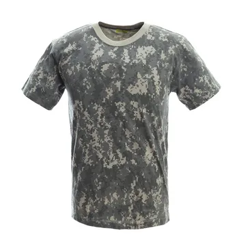 Multi Krāsu Militārās Maskēšanās T-Krekls ar Īsām Piedurknēm Tactical Krekls Vīriešiem Medību Pārgājieni
