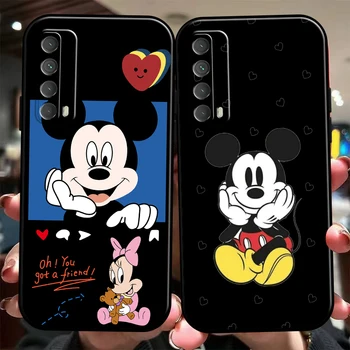 Disney Mickey Mouse Tālruni Gadījumā, Huawei Honor 7A 8 7X 8X 8.C 9 V9 9.A 9X 9 Lite 9X Lite Muguras Mīksto Coque Būtiska Silikona Vāciņu