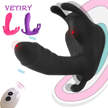 Valkājamas Dildo Vibrators Seksa Rotaļlietas Sievietēm Biksītes Vibratori Tālvadības G Spot Orgasms Clit Maksts Stimulētu Pieaugušo Produkti
