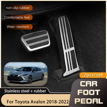 Auto Kāju Pedāļiem Aizsargs Toyota Avalon XX50 2018 2019 2020 2021 2022 Sajūgs Bremzes Akseleratora neslīdoša Pedāli Automobiļu Pad