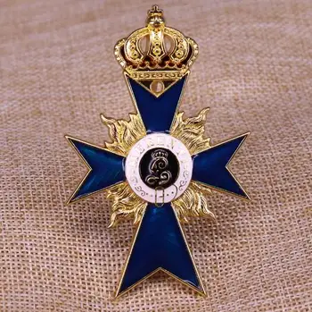 Bavārijas Militāro Pamatotas Krusta Medaļu Vācija Medaljons