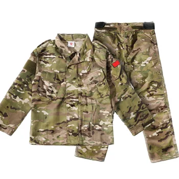 Jaunu Bērnu, Pusaudžu Militāro formas tērpu Taktiskās Kaujas Jaka, Bikses Kopa Maskēties Kp Džungļu Drukāt 2gab Bērniem Īpašu Swat Armija Uzvalks