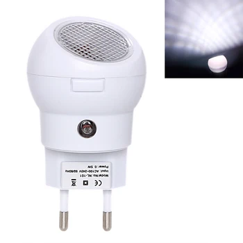 ITimo Gaismas Sensors LED Lampas Guļamistabas 360 Manuāli Rotācijas ES Plug Nakts Gaisma
