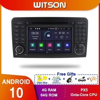 WITSON Android 10.0 Octa core Car Dvd GPS Player Mercedes-Benz ML-W164 W300 ML350 ML450 ML500(2005 - 2012) GL-X164 G320 GL350