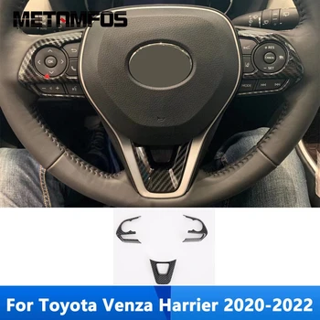 Toyota Venza Lija 2020 2021 2022 Oglekļa Šķiedras Stūre Vāciņš Melns, Molding Rotāt Rāmja Piederumi Car Styling
