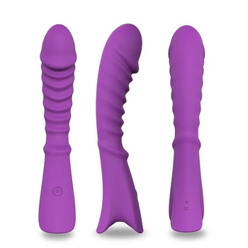 Sieviešu Masturbator 9 Ātrumiem Dildo Vibrators Seksa Rotaļlietas, lai Sieviete USB Uzlādes G Vietas, Burvju Zizli
