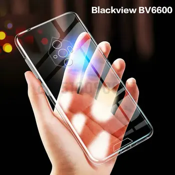 Par Blackview BV6600 Gadījumā, Silikona Pārredzamu TPU Phone Gadījumā Blackview BV6600 Pro Couqe Būtiska