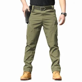 Jaunu Unikālu Īpašo Spēku Fani (Dungriņi) Stiept Elpojošs Taktiskās Bikses Multi Kabatas Priekšpusē Rāvējslēdzējs Āra Gadījuma Bikses