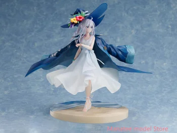 100% Oriģināls: Anime Irena Vasaras Balta kleita 27CM PVC Rīcības Attēls, Anime Attēls Modelis Rotaļlietas Attēls Kolekcijas Lelle Dāvanu