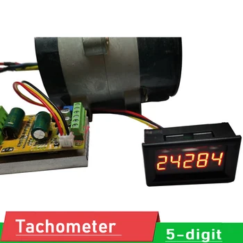 LED Digitālais Spidometrs Brushless Motors Tahometrs, Ātruma Sensors Frekvences Mērītāja signālu PNP NPN impulsa auto Dzinēju Zālē Vadītāja