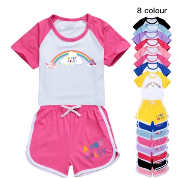 Meitenes Zēni 2022. Gada Vasarā par Adley Apģērbu Komplekts Bērnu Sporta T krekls +Bikses 2-gabals, kas, Zīdaiņu Apģērbs Ērts apģērbs, Pidžamas