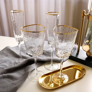 Radošā Pnompeņas Kristāla Kausa Augstas Klases Luksusa Mazo Vīna Glāzes Šampanieša Eiropas Sarkanvīns Brendijs Stikla Bārs Kāzu Vīna Komplekts