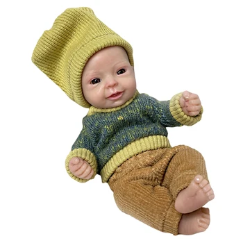 Baby Doll Mīksto Jaundzimušo Bērnu Lelle Naudas Sodu Meistarība Nekustamā Bērnu Lelles Ar Kustamo Kājas Un Rokas Reāli Baby Lelle Dzimšanas Dienas