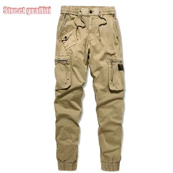 Kravas Bikses Vīriešu Militārā Stila 2021 Jaunu Harajuku Hip Hop Mācību Joggers Bikses Vīriešiem Gadījuma Modes Streetwear Vīriešu Bikses